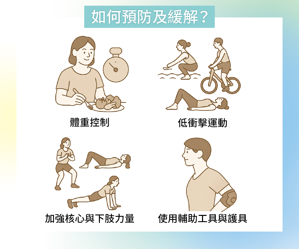 該如何預防與緩解膝蓋痛