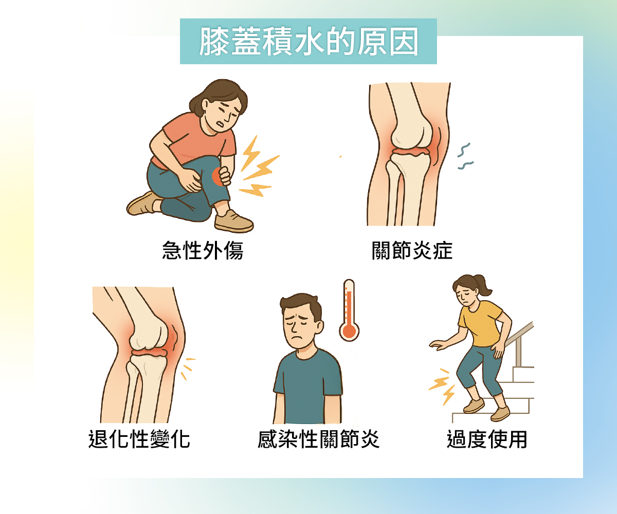 為什麼會膝蓋積水
