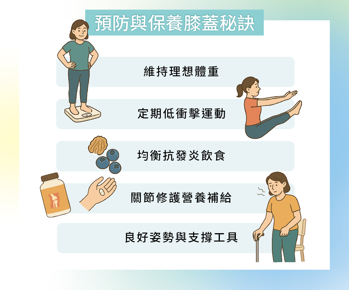 預防與保養膝蓋秘訣